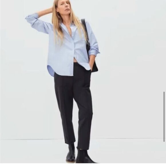 Everlane The Dream Black Pants Trousers Pull On Black size XS - Picture 1 of 14